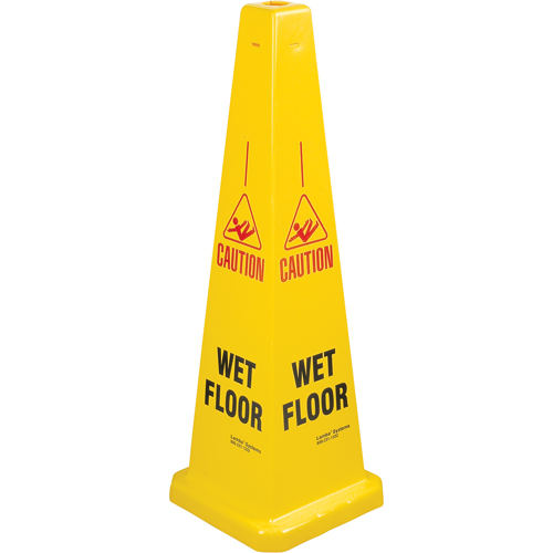 "Wet Floor" Lamba Traffic Cones