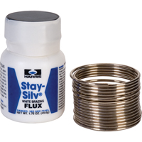 Safety-Silv<sup>®</sup> 56 Brazing Alloy Kit, Lead-Free, 56% Silver 22% Copper 17% Zinc 5% Tin, Solid Core, 0.0625" Dia. 848-1170 | Office Plus