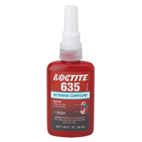 Loctite<sup>®</sup> 635 Retaining Compound, 50 ml, Bottle, Green AF273 | Office Plus