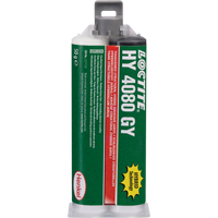 HY 4080 GY™ Structural Repair Hybrid Adhesive, Two-Part, Dual Cartridge, 50 g, Grey AF365 | Office Plus
