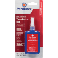 Threadlocker, Red, High, 36 ml, Bottle AH117 | Office Plus