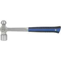 Super Heavy-Duty All-Steel Ball Pein Hammer, 24 oz. Head Weight, Polished Face, Solid Steel Handle AUW112 | Office Plus