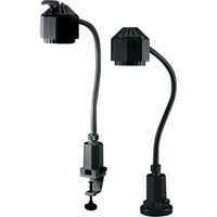 Sunnex Task Lights - 50 Watt Moisture Resistant Halogen Task Lights, 50 W, Halogen, 27" Neck, Black BW227 | Office Plus