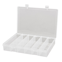 Boîtes à compartiments compactes en polypropylène, 13-1/8" la x 9" p x 2-5/16" h, 6 compartiments CB507 | Office Plus