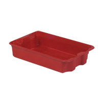 Stack-N-Nest<sup>®</sup> Plexton Containers, 14.8" W x 24.3" D x 5.1" H, Red CD184 | Office Plus