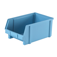 Plastibox<sup>®</sup> Parts Bin, 8-1/10" W x 6" H x 12-4/5" D, Blue CD236 | Office Plus