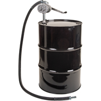 Rotary Lobe Type Drum Pump, Aluminum/Steel, Fits 55 Gal., 1 liter per revolution DC111 | Office Plus