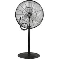 Outdoor Misting and Oscillating Pedestal Fan, Heavy-Duty, 3 Speed, 30" Diameter EA829 | Office Plus