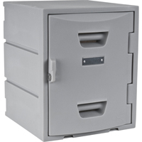 Locker, 15" x 15" x 18", Grey, Assembled FC689 | Office Plus