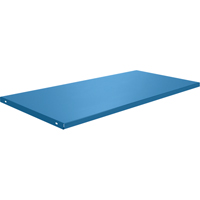 Établi avec armoire - Tablettes, 58 3/4" x Capacité de 300 lb, Acier, Bleu FH164 | Office Plus
