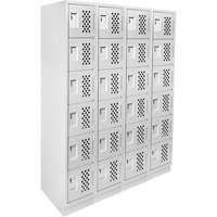 Assembled Clean Line™ Perforated Economy Lockers FL354 | Office Plus