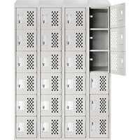 Assembled Clean Line™ Perforated Economy Lockers FL355 | Office Plus