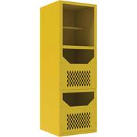 Spill Control Cabinet, 1 Shelves, 72" H x 24" W x 24" D, Steel, Grey FM034 | Office Plus