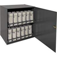 Aerosol Storage Cabinet, Steel, 21-7/8" H x 15-15/16" W x 20-5/16" D, Grey FN379 | Office Plus
