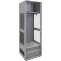 Gear Locker, Steel, 24" W x 18" D x 72" H, Grey FN469 | Office Plus