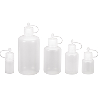 Narrow-Mouth Bottles, Round, 1/2 oz., Plastic HB233 | Office Plus