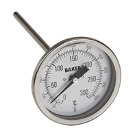 Bi-Metal Thermometers, Contact, Analogue, 50-550°F (0-260°C) IA269 | Office Plus