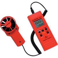 Anémomètre et thermomètre TMA10A, Sans enregistrement des données, Gamme de vélocité d'air de 0,4 - 25 m/sec IC067 | Office Plus