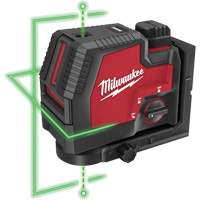 21 Redlithium™ USB Rechargeable Green Cross Line and Plumb Points Laser IC624 | Office Plus