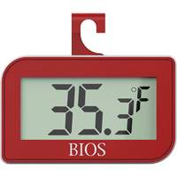 Fridge/Freezer Thermometer, Non-Contact, Digital, -4-122°F (-20-50°C) IC666 | Office Plus