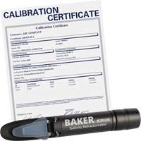 Réfractomètre avec certificat ISO, Analogue (verre-regard)-Numérique, Salinité IC777 | Office Plus