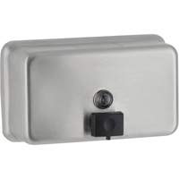 Surface-Mounted Horizontal Soap Dispenser, Push, 1200 ml Capacity JB097 | Office Plus