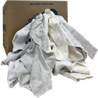 Chiffons de nettoyage, Molleton, Blanc, 20 lb JI501 | Office Plus