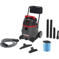NXT Industrial Vacuum with Cart, Wet-Dry, 6 HP, 14 US Gal.(53 Litres) JL060 | Office Plus