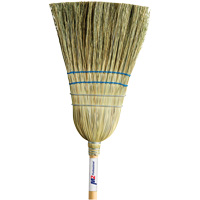 Heavy-Duty Corn Broom, 2-String, Wood Handle JM715 | Office Plus