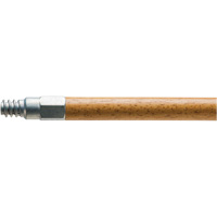 Handle with Metal Tip, Wood, ACME Threaded Tip, 15/16" Diameter, 60" Length JM823 | Office Plus