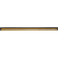 Window Squeegee Channel and Rubber, 12", Rubber, Brass Frame JN029 | Office Plus