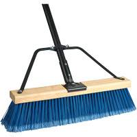 Ryno Push Broom with Braced Handle, 36", Fine, PVC Bristles JN065 | Office Plus