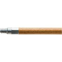Handle with Metal Tip, Wood, ACME Threaded Tip, 15/16" Diameter, 54" Length JN096 | Office Plus