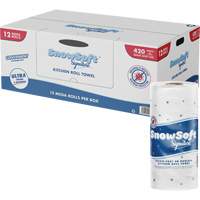 Snow Soft™ Signature Kitchen Towel Roll, 2 Ply, 420 Sheets/Roll, 4.5" W, 11" L x JP484 | Office Plus