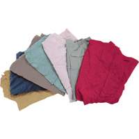 Recycled Material Wiping Rags, Fleece, Mix Colours, 10 lbs. JQ108 | Office Plus