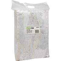 Recycled Material Wiping Rags, Cotton, White, 10 lbs. JQ110 | Office Plus