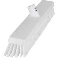 Heavy-Duty Push Broom, Fine/Stiff Bristles, 24", White JQ215 | Office Plus