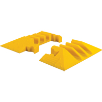 Yellow Jacket<sup>®</sup> 3-Channel Heavy Duty Cable Protector - End Caps KI187 | Office Plus