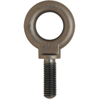Eye Bolts, Uncoated Natural Finish, 4000lbs. (2 tons) Capacity LA564 | Office Plus