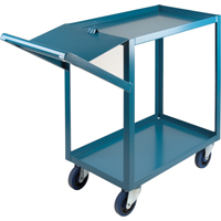 Order Picking Carts, 36" H x 18" W x 46" D, 2 Shelves, 1200 lbs. Capacity MB440 | Office Plus