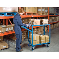 Order Picking Carts, 36" H x 18" W x 46" D, 2 Shelves, 1200 lbs. Capacity MB440 | Office Plus