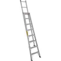 2700 Series Industrial Duty Multi-Way Ladders, 8', Aluminum, 250 lbs. Cap., ANSI 1, CSA 1 MF404 | Office Plus