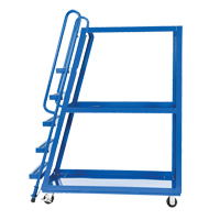 Stock Picking Cart, Steel, 21-7/8" W x 56-1/8" D, 3 Shelves, 1000 lbs. Capacity MF990 | Office Plus