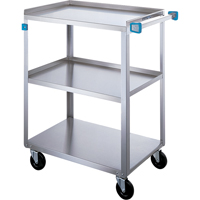 Shelf Cart, 3 Tiers, 18" W x 39" H x 31" D, 500 lbs. Capacity MI814 | Office Plus
