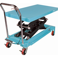 Heavy-Duty Hydraulic Scissor Lift Table, 48" L x 24" W, Steel, 1545 lbs. Capacity MJ526 | Office Plus
