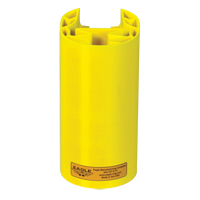 Polyethylene Rack Guard, 5" W x 6" L x 8" H, Yellow MO762 | Office Plus