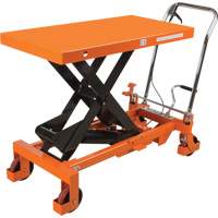 Hydraulic Scissor Lift Table, 40" L x 20 " W, Steel, 2200 lbs. Capacity MP011 | Office Plus