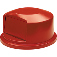 Round Brute<sup>®</sup> Tops, Dome Lid, Plastic/Polyethylene, Fits Container Size: 24" Dia. NA713 | Office Plus