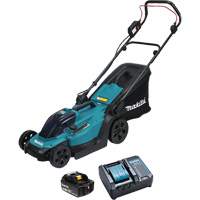 18V LXT Cordless Lawn Mower Kit, Push Walk-Behind, Battery Powered, 13" Cutting Width NAA065 | Office Plus
