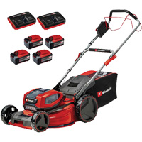 Cordless Lawn Mower, Push Walk-Behind, Battery Powered, 21" Cutting Width NAA214 | Office Plus